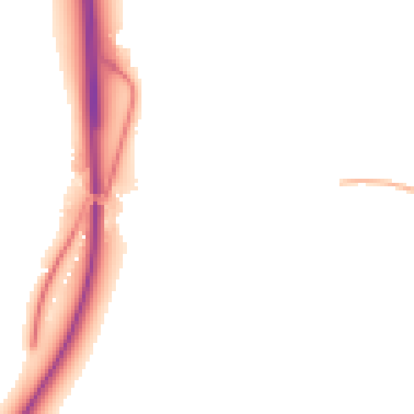 Night-time road noise heatmap for WF8 3BT