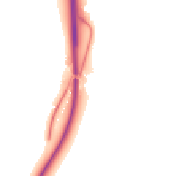 Night-time road noise heatmap for WF8 3DN