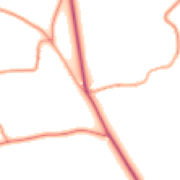 Daytime road noise heatmap for WF8 3DP