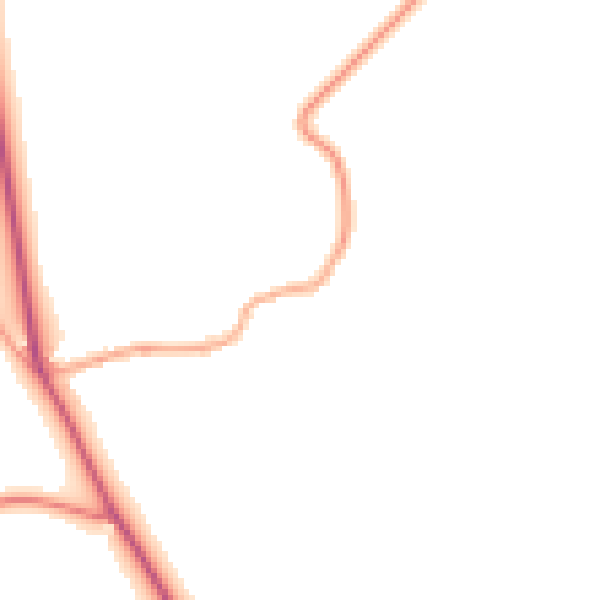 Daytime road noise heatmap for WF8 3DR