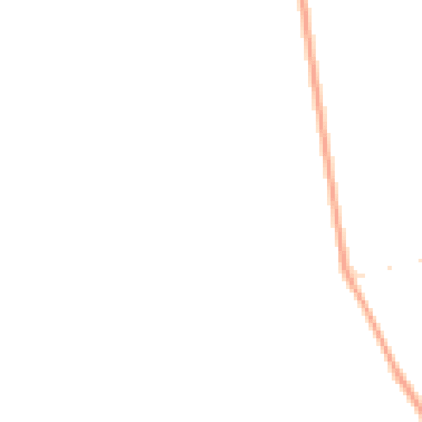 Night-time road noise heatmap for WF8 3DZ