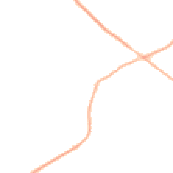 Night-time road noise heatmap for WF8 3ES