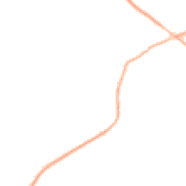 Night-time road noise heatmap for WF8 3EU