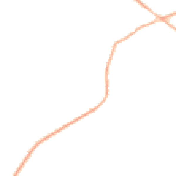 Night-time road noise heatmap for WF8 3EZ