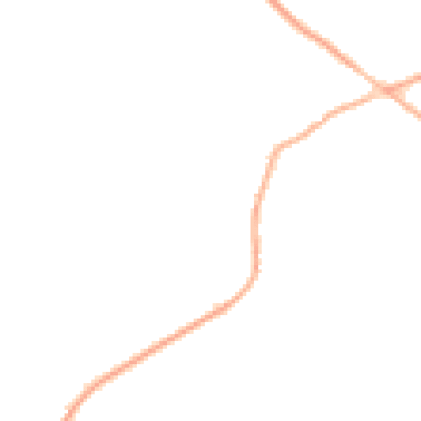 Night-time road noise heatmap for WF8 3HA
