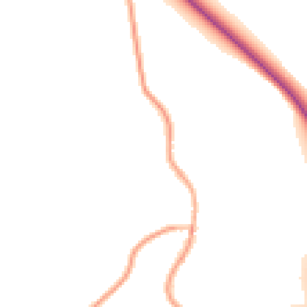 Night-time road noise heatmap for WF8 3HP
