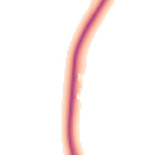 Night-time road noise heatmap for WF8 3HT