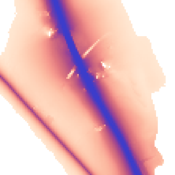 Daytime road noise heatmap for WF8 3JF