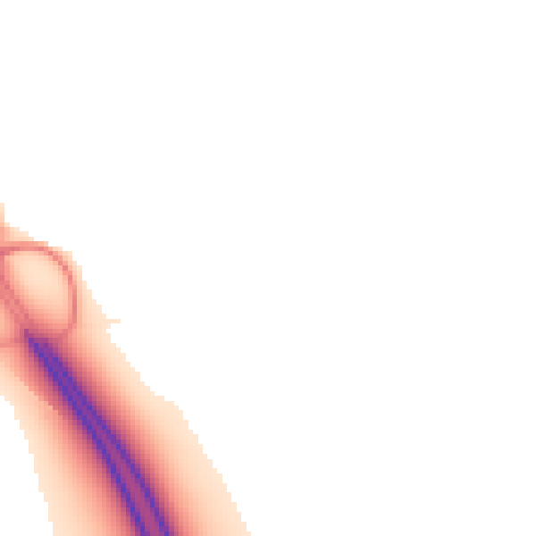 Night-time road noise heatmap for WF8 3JG