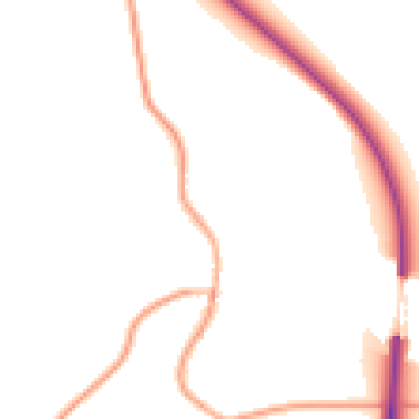 Night-time road noise heatmap for WF8 3JJ