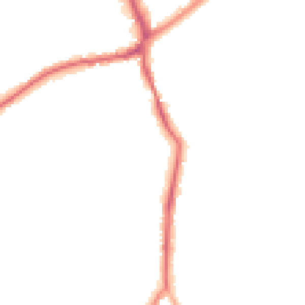 Night-time road noise heatmap for WF8 3PB