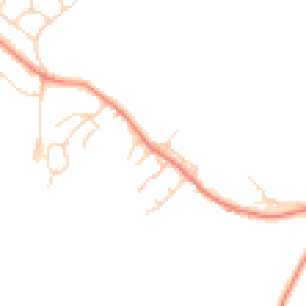Daytime road noise heatmap for WF8 3RL