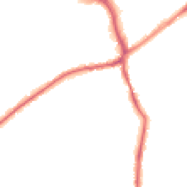Night-time road noise heatmap for WF8 4GY