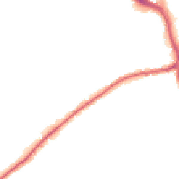 Night-time road noise heatmap for WF8 4HQ
