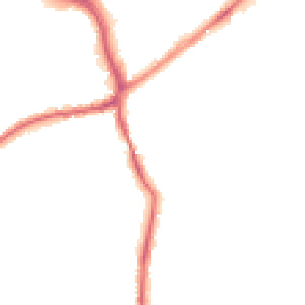 Night-time road noise heatmap for WF8 4HT