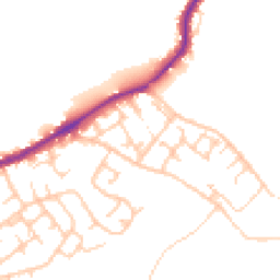Daytime road noise heatmap for WN2 1BX
