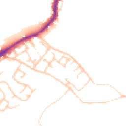 Daytime road noise heatmap for WN2 1DF