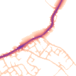 Daytime road noise heatmap for WN2 1DP