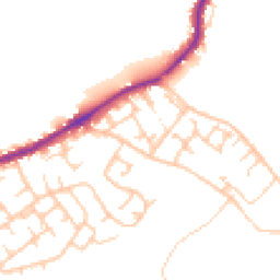 Daytime road noise heatmap for WN2 1ES