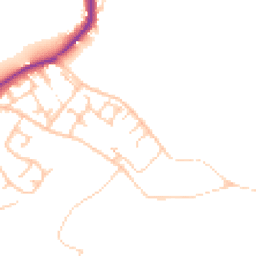 Daytime road noise heatmap for WN2 1JH