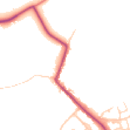 Daytime road noise heatmap for WN2 1LB