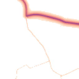 Daytime road noise heatmap for WN2 1LR