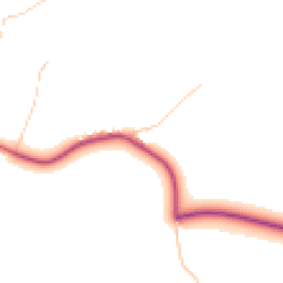 Daytime road noise heatmap for WN2 1LY