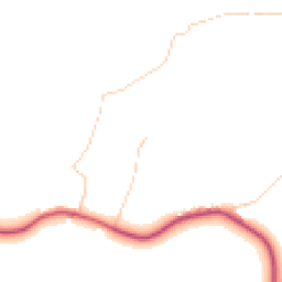 Daytime road noise heatmap for WN2 1NA