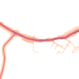 Daytime road noise heatmap for WN2 1PX