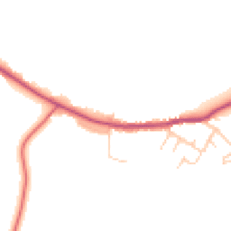 Daytime road noise heatmap for WN2 1PY