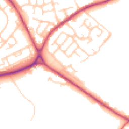 Daytime road noise heatmap for WN2 1XF