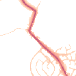 Daytime road noise heatmap for WN2 1YA