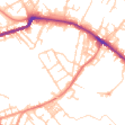 Daytime road noise heatmap for WN2 2BP