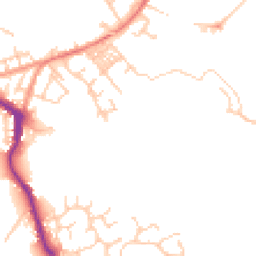 Daytime road noise heatmap for WN2 2FL