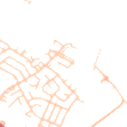 Daytime road noise heatmap for WN2 2HA