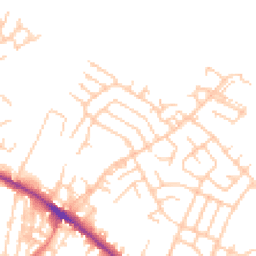 Daytime road noise heatmap for WN2 2HG