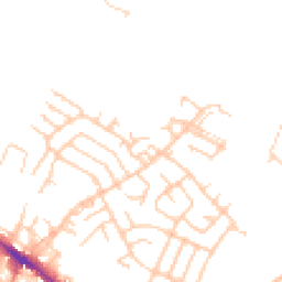 Daytime road noise heatmap for WN2 2JL