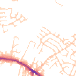 Daytime road noise heatmap for WN2 2JQ