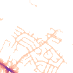 Daytime road noise heatmap for WN2 2JU