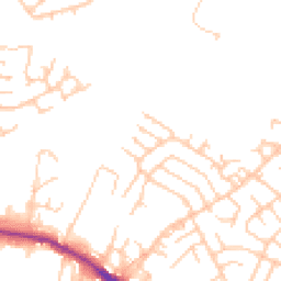 Daytime road noise heatmap for WN2 2JW