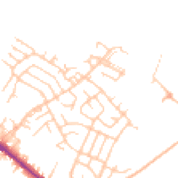 Daytime road noise heatmap for WN2 2NQ