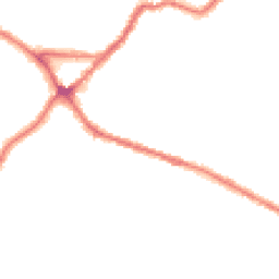 Night-time road noise heatmap for WN2 3EH