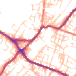 Daytime road noise heatmap for WN2 3FU
