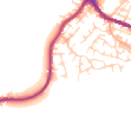 Daytime road noise heatmap for WN2 3HS