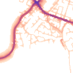 Daytime road noise heatmap for WN2 3JU