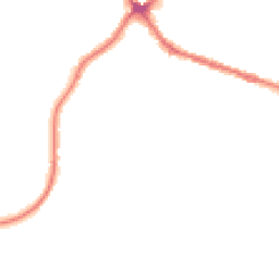 Night-time road noise heatmap for WN2 3JU