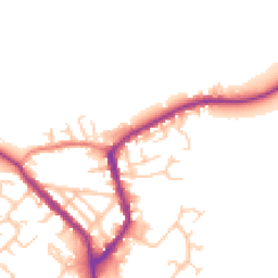 Daytime road noise heatmap for WN2 3TU