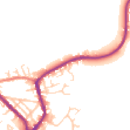 Daytime road noise heatmap for WN2 3TZ