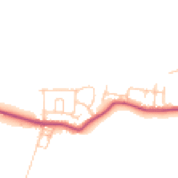 Daytime road noise heatmap for WN2 4AG