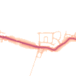 Daytime road noise heatmap for WN2 4AL